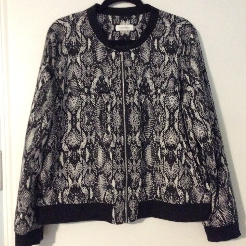 Calvin Klein soft bomber jacket